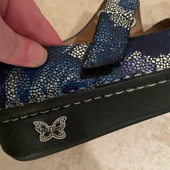 Alegria Blue Flats Artistic Slip-On Loafers eu 36. 6 USA - Picture 4 of 8